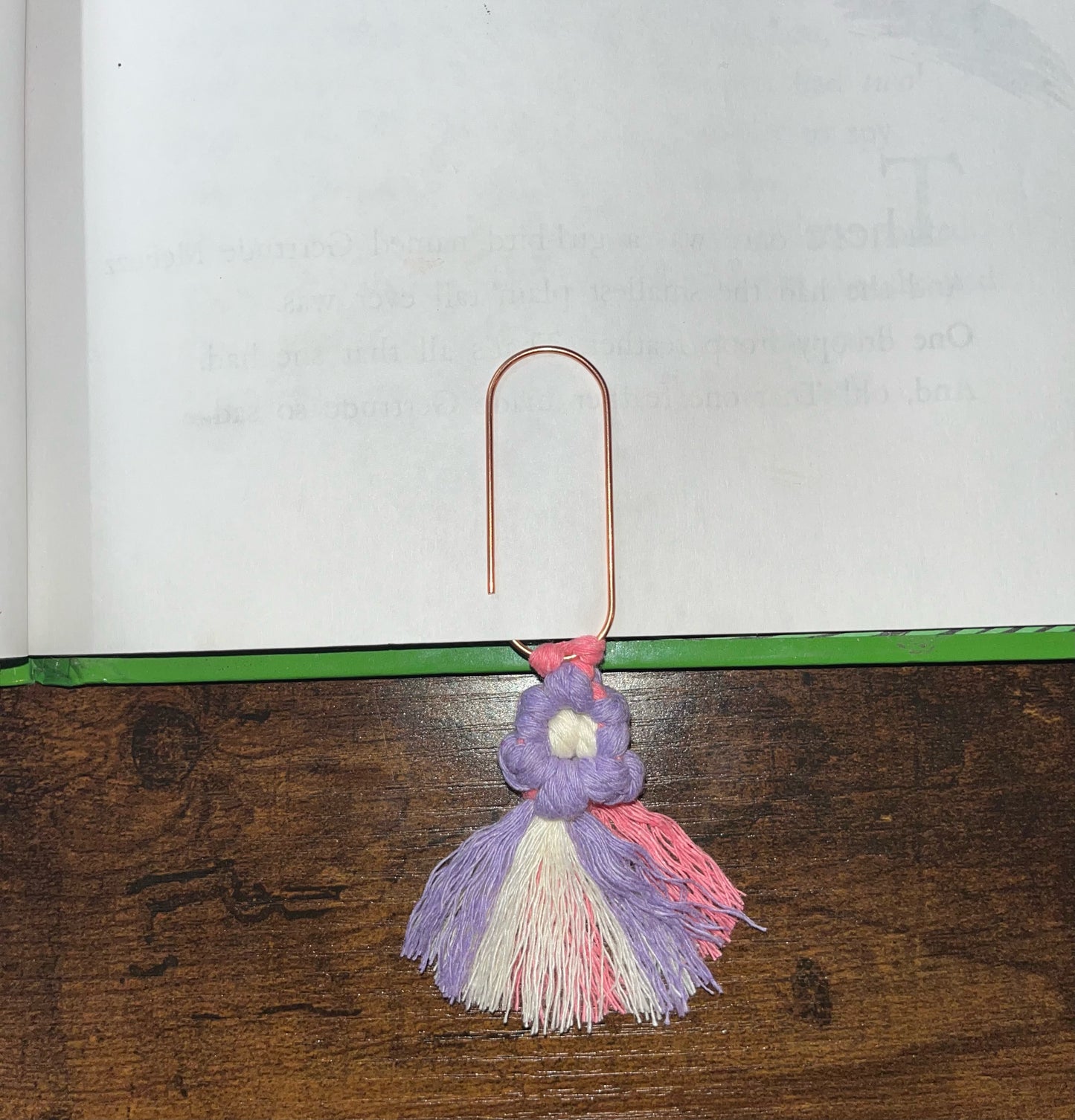Flower Macramé Bookmarkers